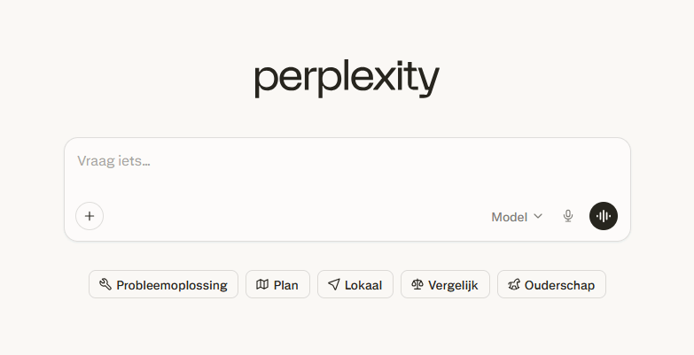 Beste schrijftools van 2026: Perplexity.